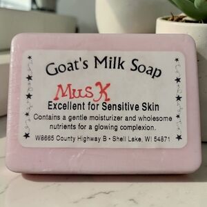 Home-made Amish Goat's Milk Soap Bar "Musk" Borntregers Bundle 3 For $15